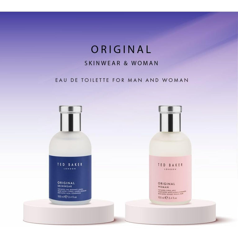Ted Baker Woman Pink EDT, Floral Green Feminine Fragrance, Opening Notes are Fresh Peach, Bergamont and Tangerine with Warm Musk, Vanilla and Vetiver Base Notes, 100ml