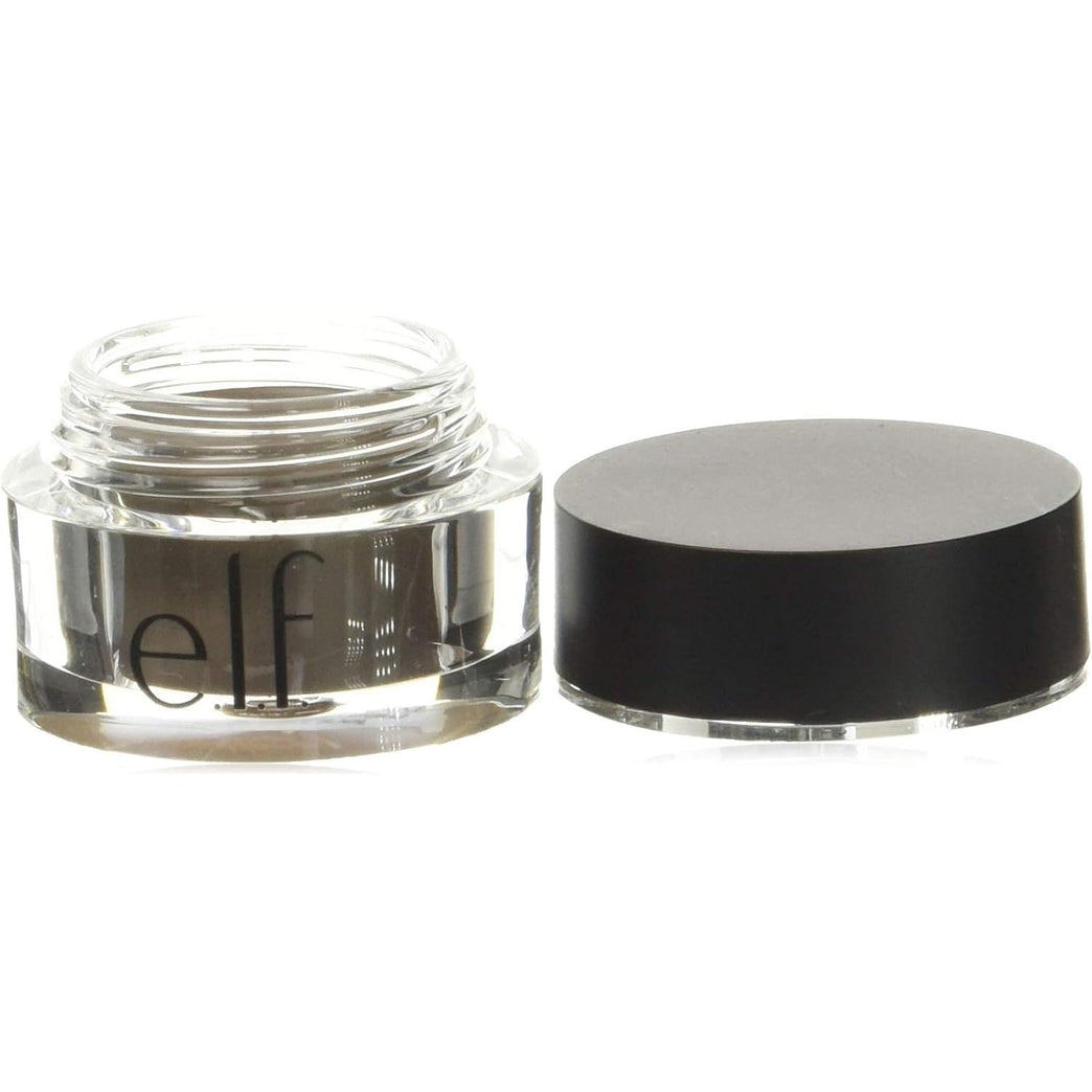e.l.f. Lock On Liner And Brow Cream, Lines Eyes & Defines Eyebrows, Medium Brown, 0.19 Oz (5g)