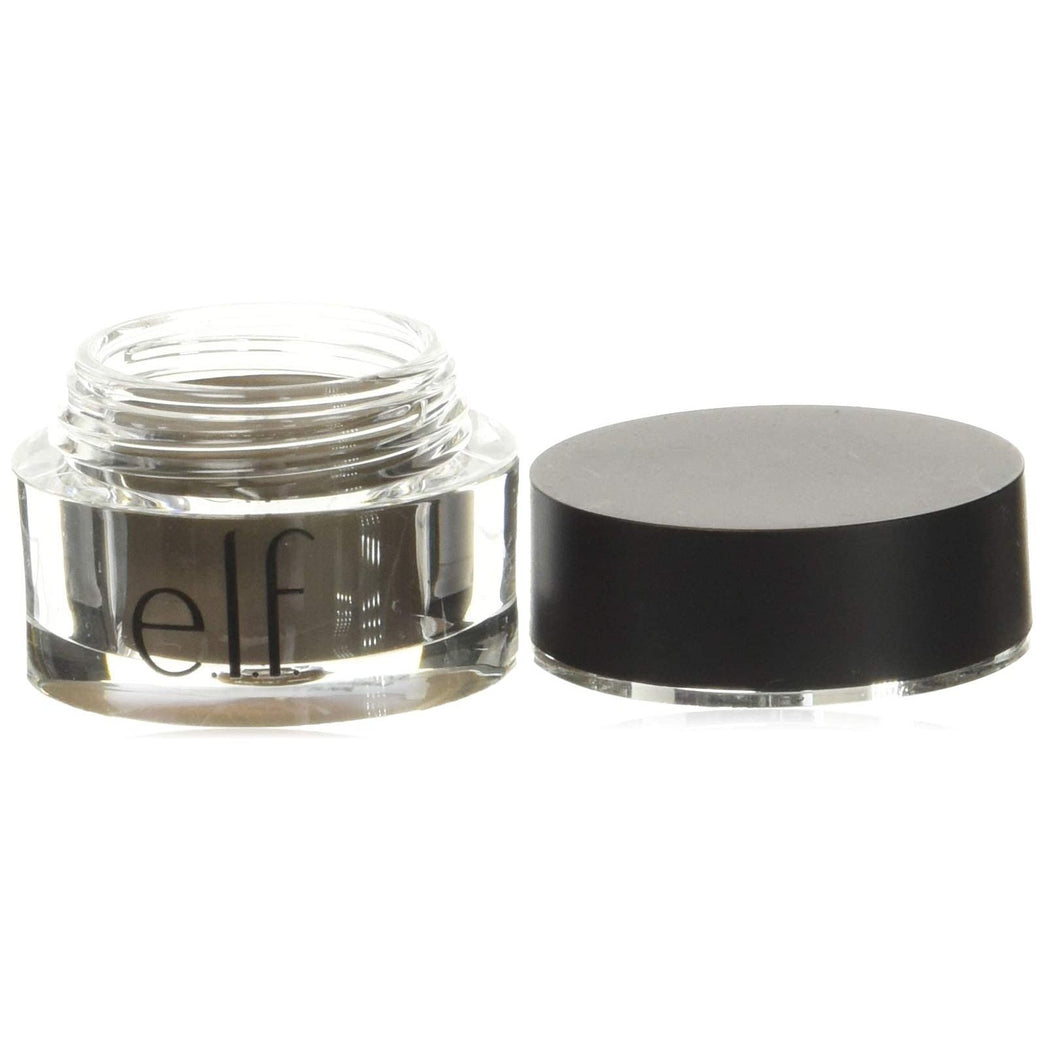 e.l.f. Lock On Liner And Brow Cream, Lines Eyes & Defines Eyebrows, Medium Brown, 0.19 Oz (5g)