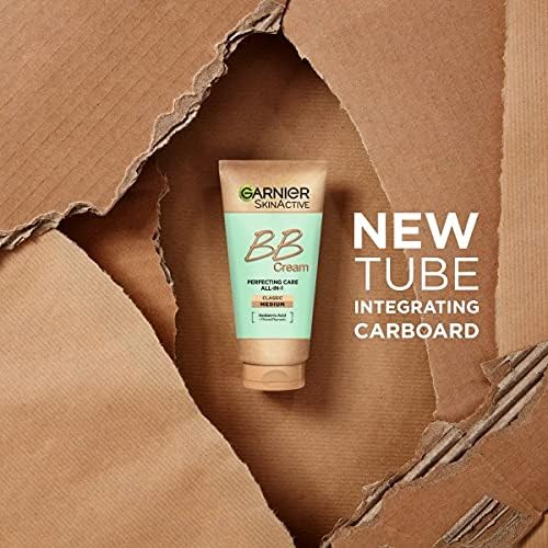 Garnier All-in-1 BB Cream with SPF25, Oil-Free & Mattifying, Light Shade, Hydrating Tinted Moisturiser with Hyaluronic Acid, Aloe & Mineral Pigments, Suitable for All Skin Types, 50ml