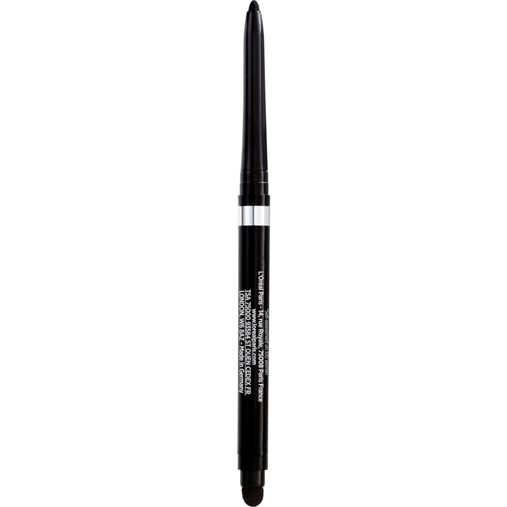 L'Oréal Paris Infallible 36H Gel Eyeliner, Semi-Permanent, Intense Black with Smudger and Sharpener