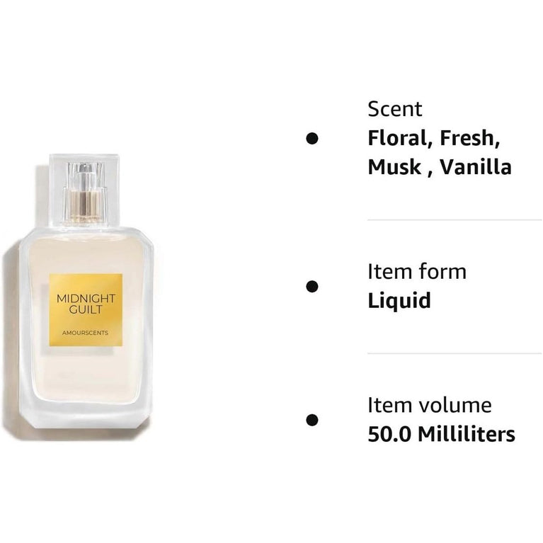 Midnight Guilt - Extrait De Parfum, 50ml - Luxury Alternative Fragrance for Women