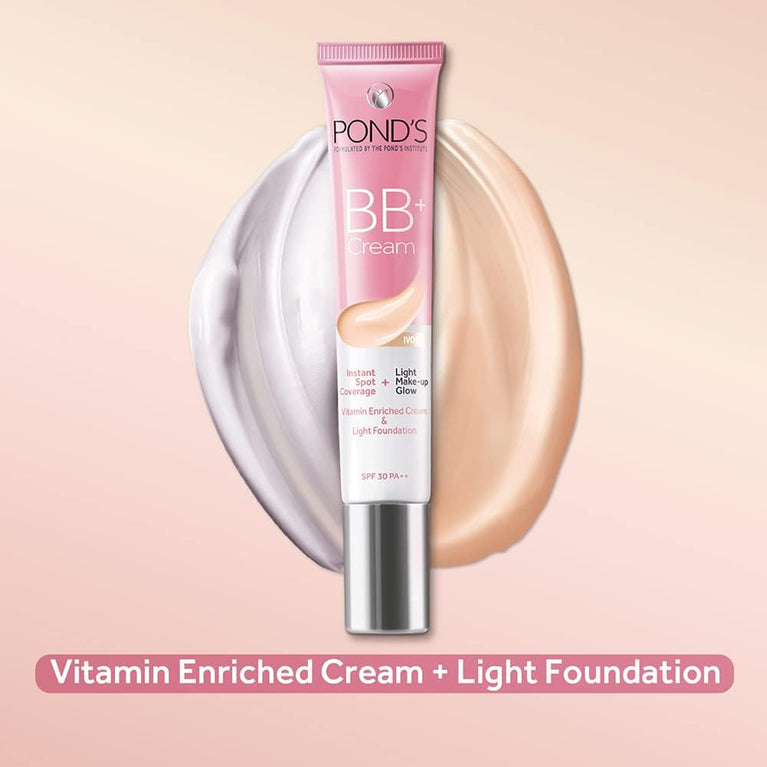 Ponds Radiant Skin Lightening BB+ Cream with SPF 30 PA++, 18gm