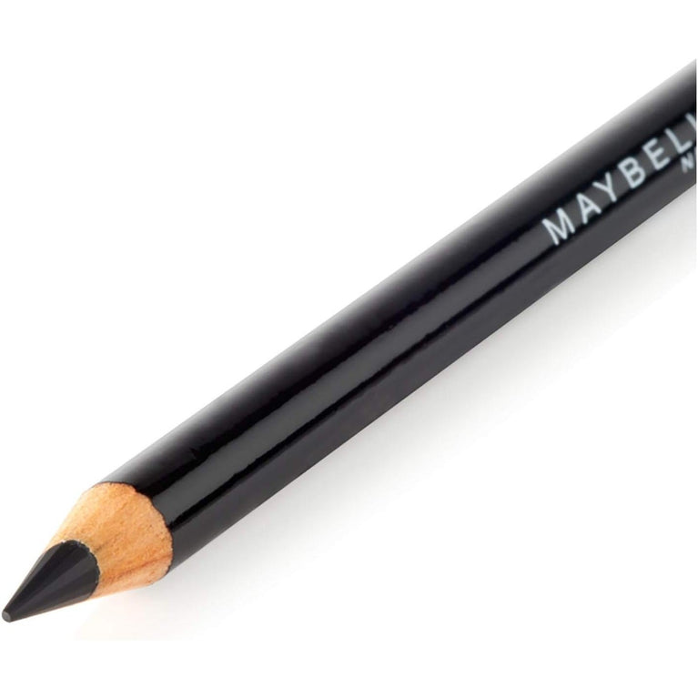 Maybelline Ultra Black Color Show Crayon Khol Eyeliner Pencil #100 with Long-lasting Smudge Proof Formula
