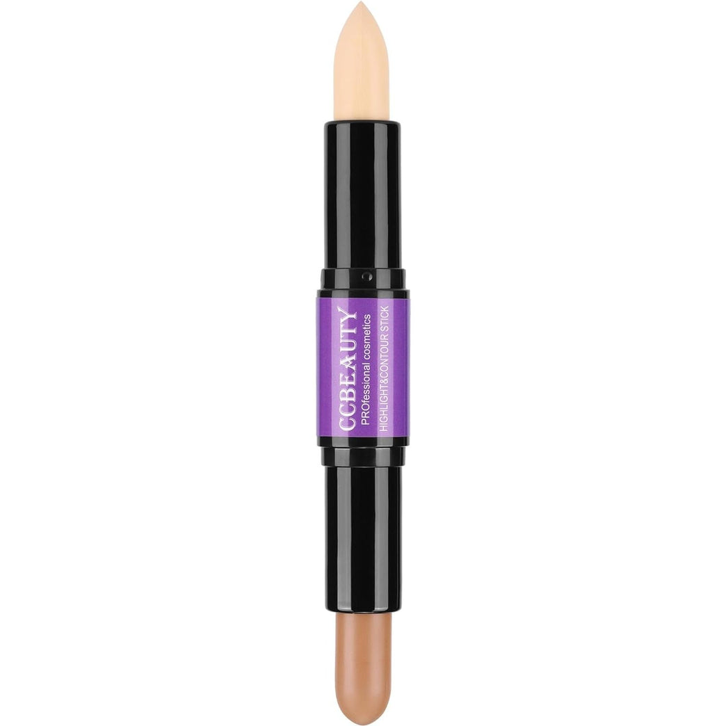 CCbeauty Dual-Action Contour and Highlight Makeup Stick with Vitamin E Enrichment