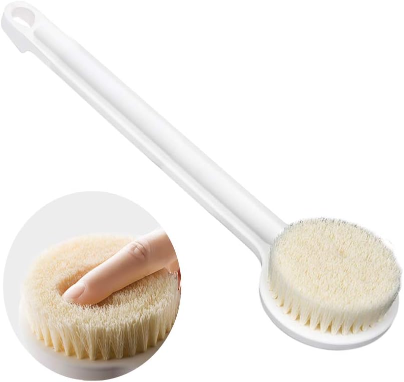 Gentle Exfoliating Long Handled Body Brush for Smooth Skin and Improved Circulation