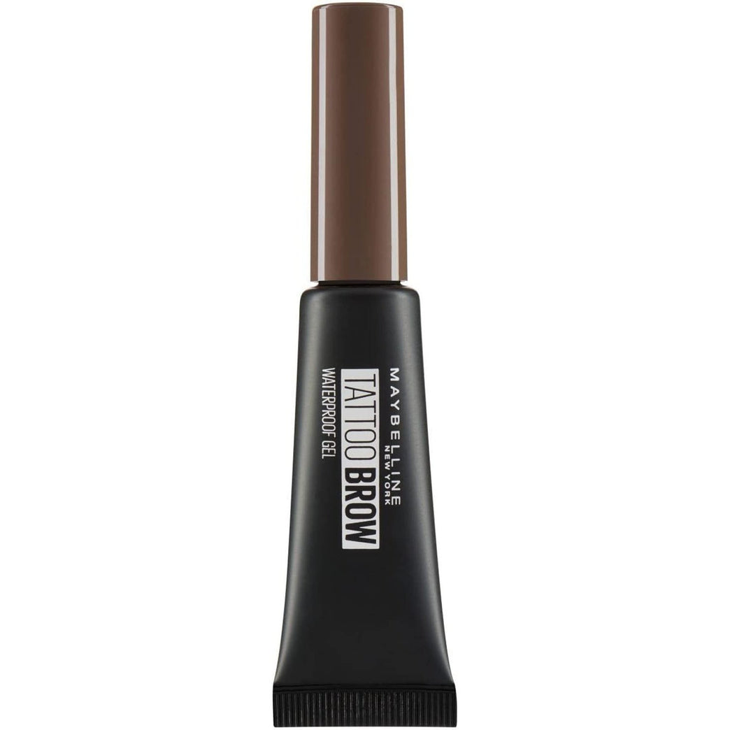 Maybelline Ultimate Brow Definition Tattoo Gel in Deep Brown, 5 ml, Waterproof and Long-lasting
