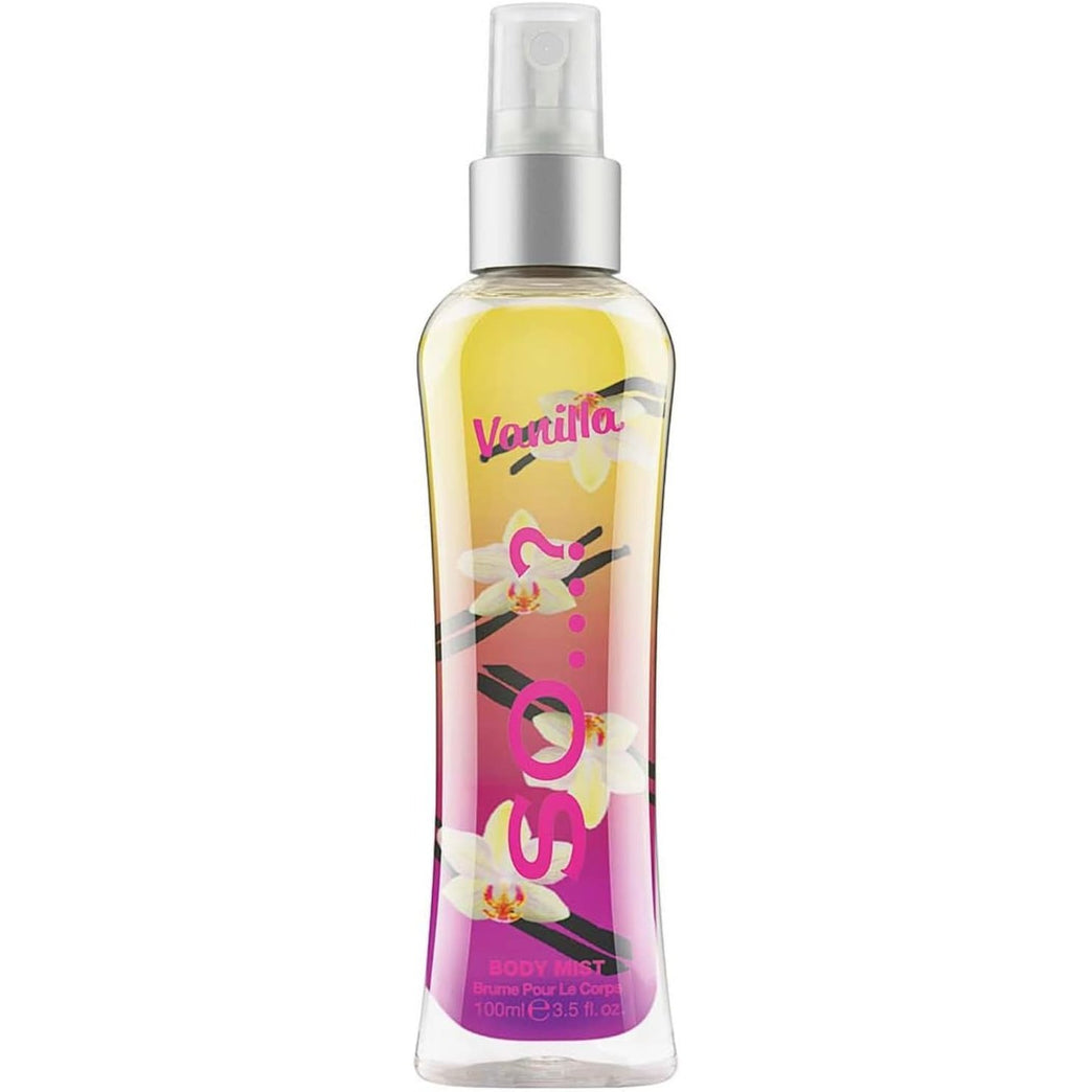 Women's Vanilla Body Mist Spray - 100ml by So...?