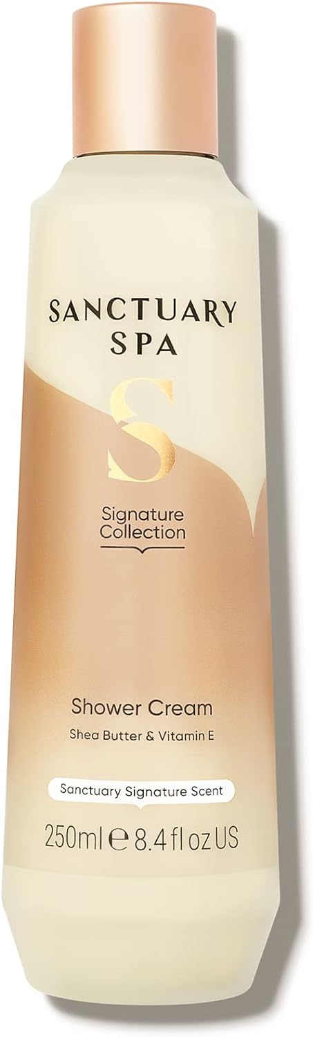 Sanctuary Spa Shower Cream: Luxurious Vegan Body Wash with Shea Butter and Vitamin E, 250 ml