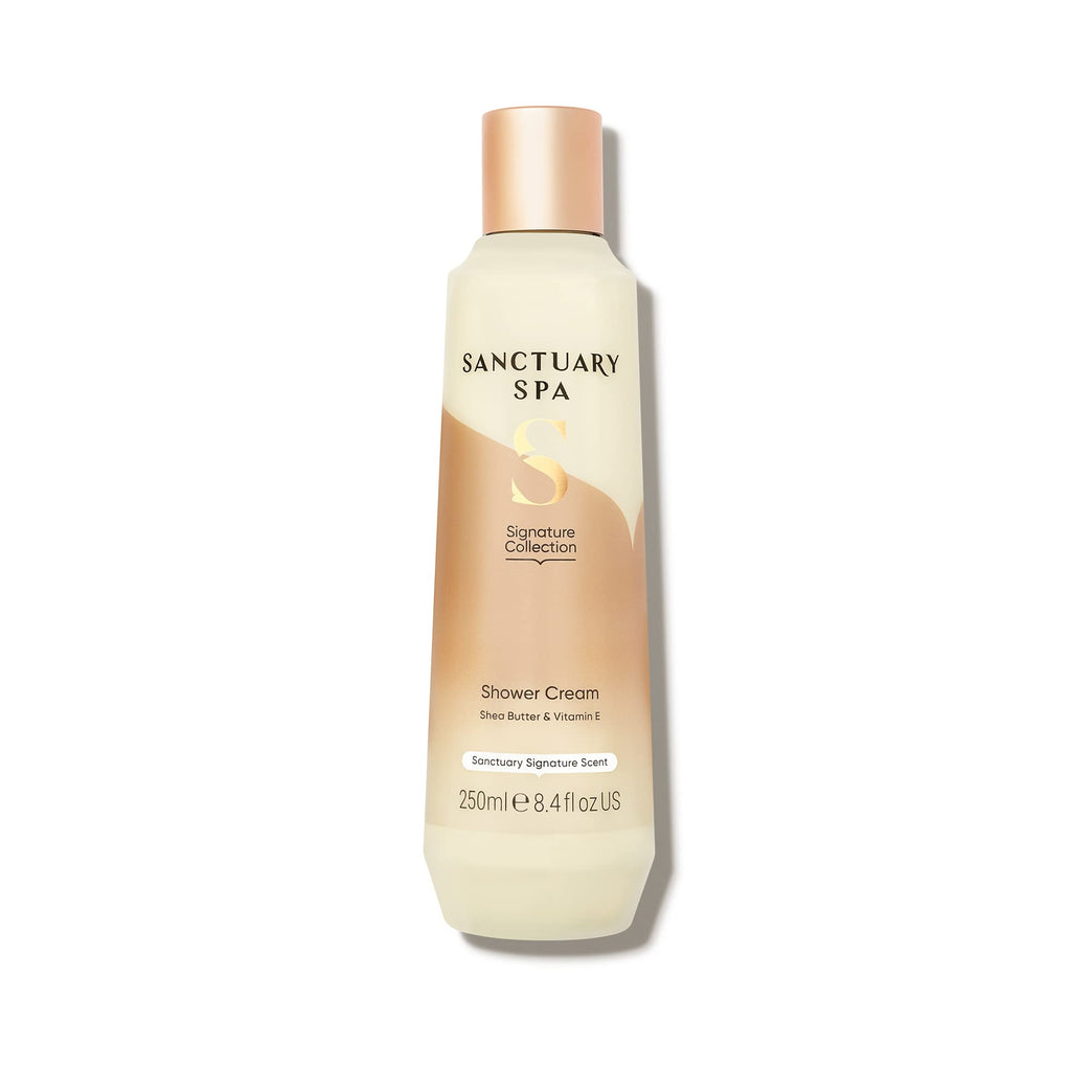 Sanctuary Spa Shower Cream: Luxurious Vegan Body Wash with Shea Butter and Vitamin E, 250 ml