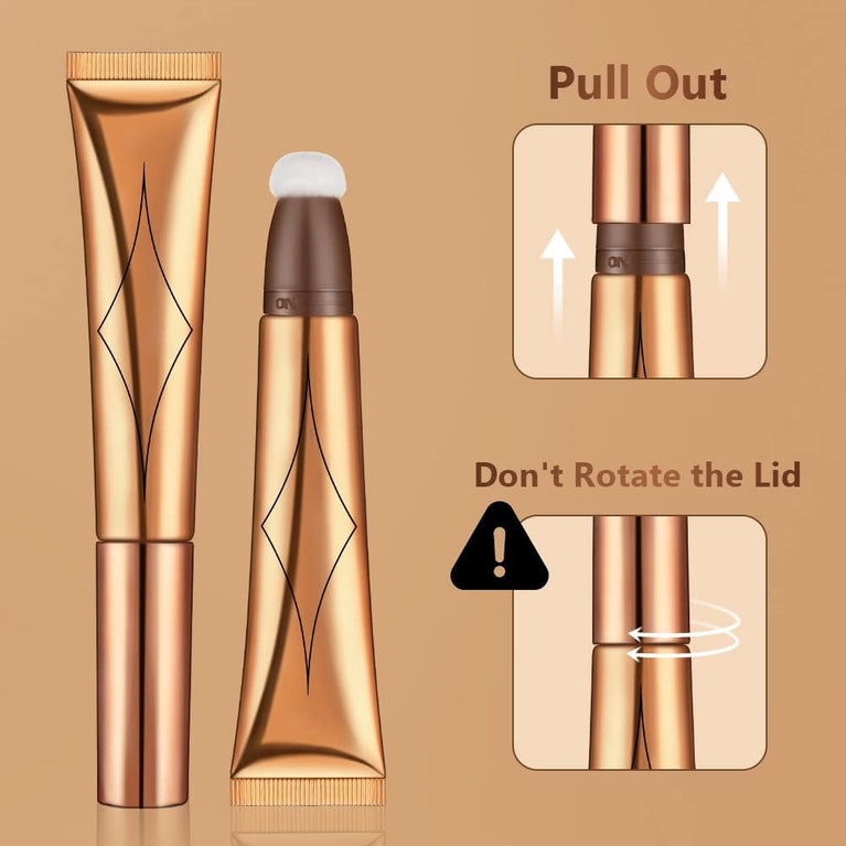 AOOWU All-in-One Bronzer, Illuminate, and Blusher Beauty Stick