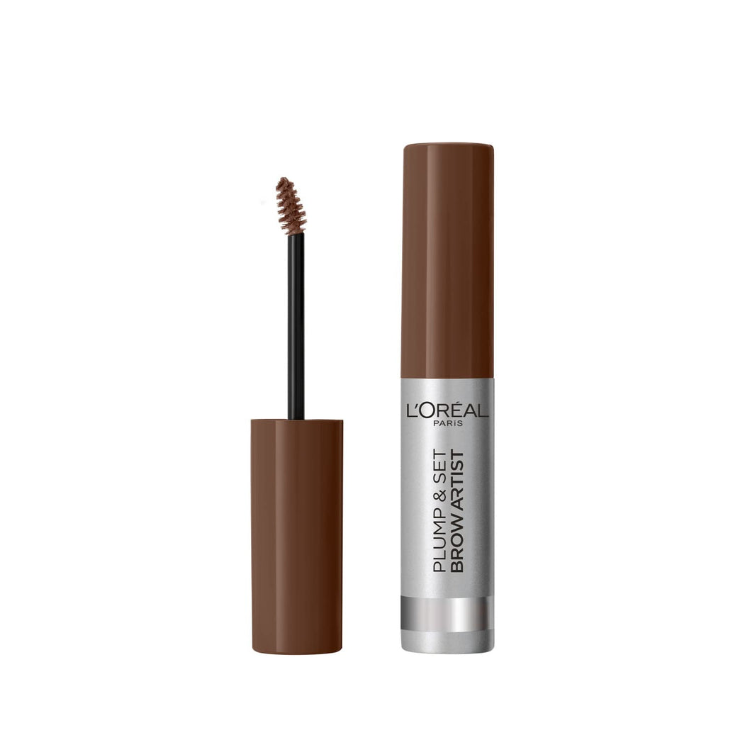 L'Oréal Paris Infallible 24H Wear Brow Gel Mascara, Waterproof and Long Lasting, For Naturally Fuller Looking Eyebrows, 5 ml, Shade: Light Brunette 5.0