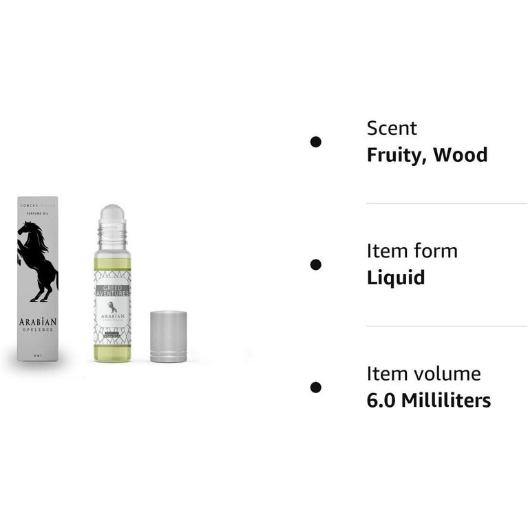 FR78 GREED ADVENTURES Men's Perfume Oil - 6ml Roll-On Bottle