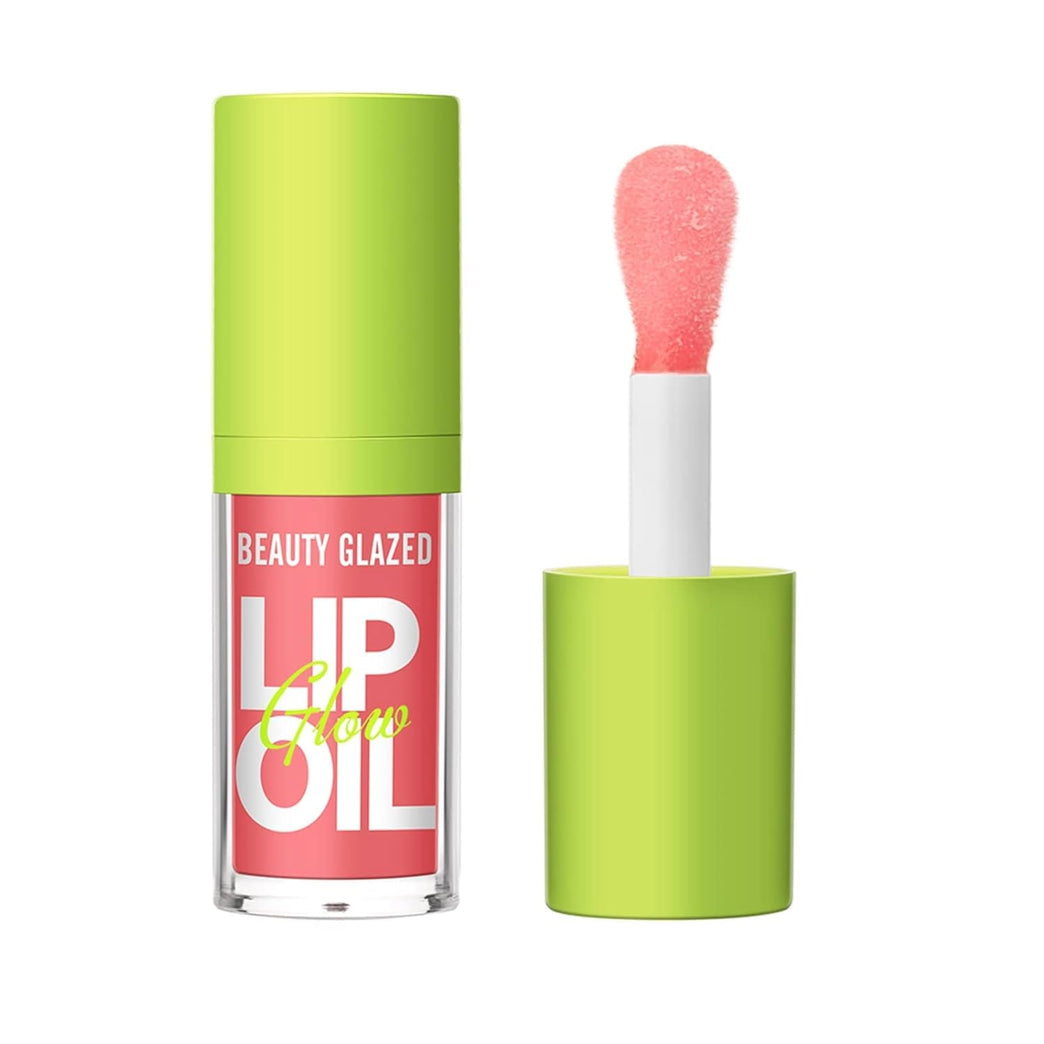 Big Brush Head Pink Lip Gloss Moisturizing Jelly Lip Gloss Oil Long Lasting Liquid Lipsticks Non-stick Cup Lip Tint Lip Glaze Fresh Texture Lip Gloss (#102)