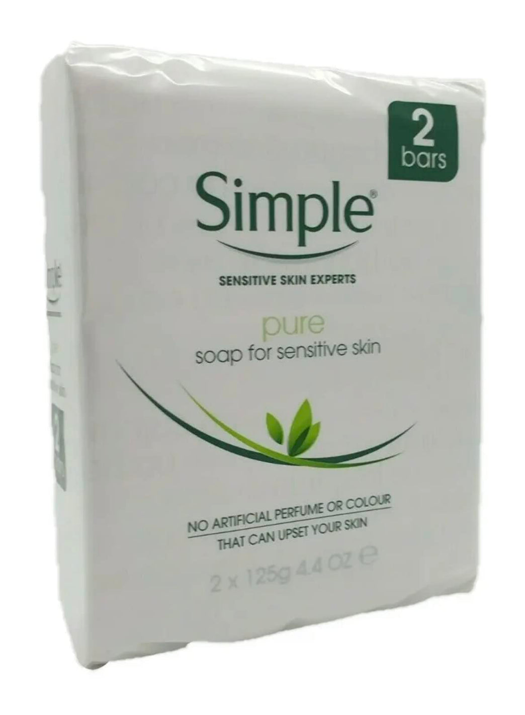 Simple 26058 Hand Soap Bars, 100 g, White (Pack of 6)