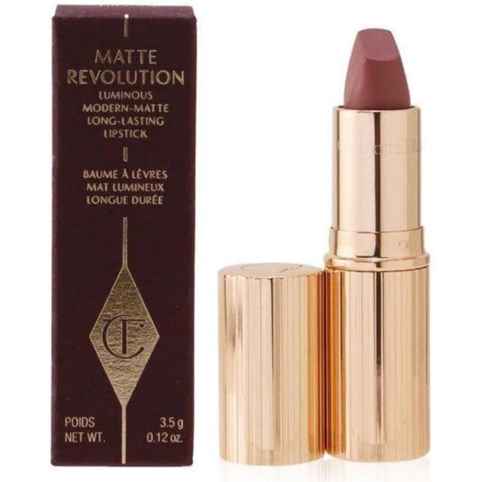 Charlotte Tilbury Vegan Love Matte Revolution Lipstick in Rosebud Red