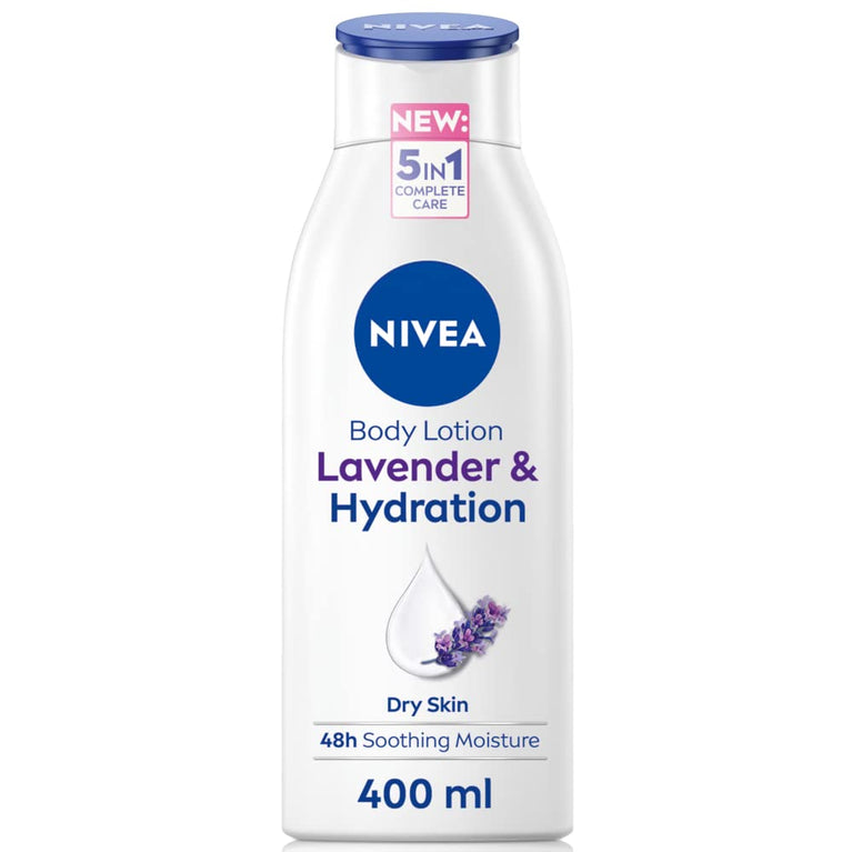 NIVEA Lavender Body Lotion: Deep Moisture and Relaxing Lavender Scent