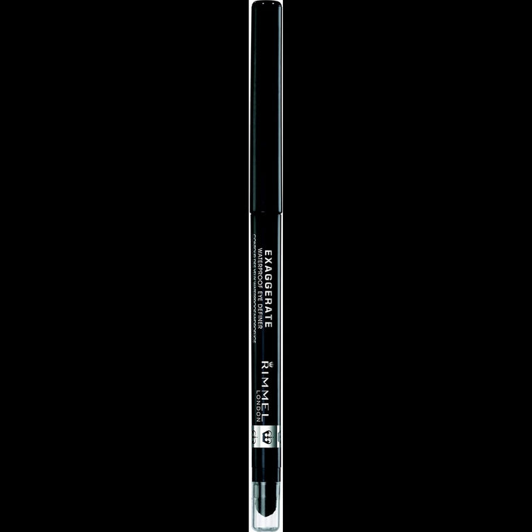 RIMMEL LONDON Exaggerate Waterproof Blackest Black Eye Definer, 0.01 Fluid Ounce