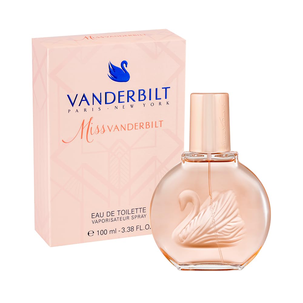 Miss Vanderbilt Eau De Toilette 100ml Spray | Floral Fragrance for Women | Genuine Gloria Vanderbilt Perfume