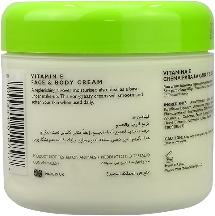 Vitamin E Face & Body Cream Pack - 3 x 300ml