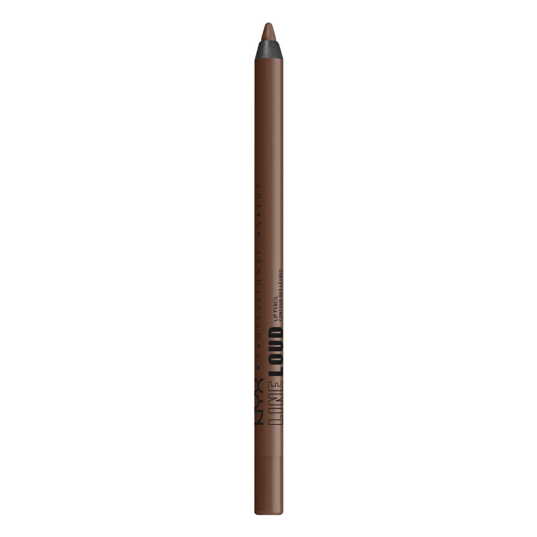 NYX Line Loud Matte Lip Liner - Long-Lasting, Smudge-Proof, Shade 17 Rebel Kind, Infused with Jojoba Oil and Vitamin E