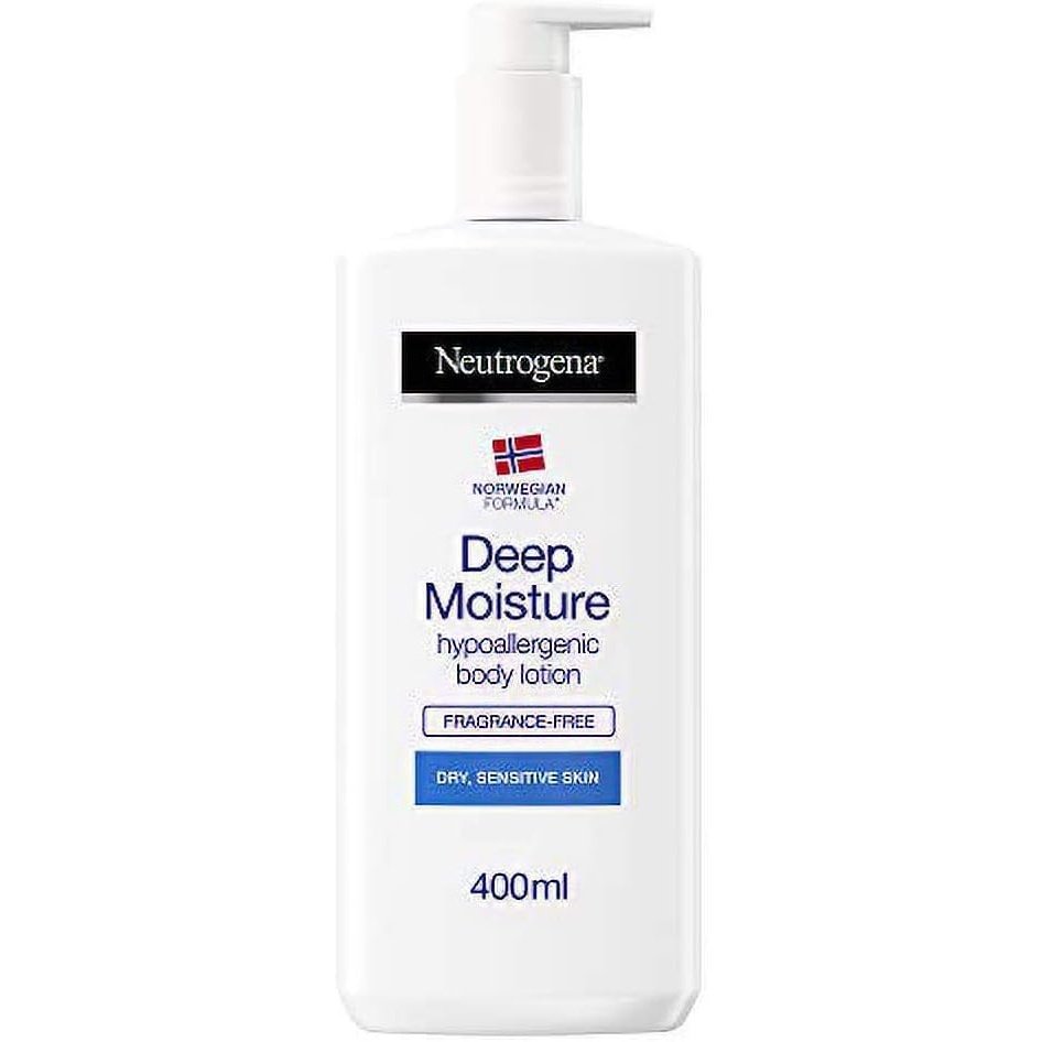 Neutrogena Deep Moisture Body Lotion for Dry and Sensitive Skin, 400 ml