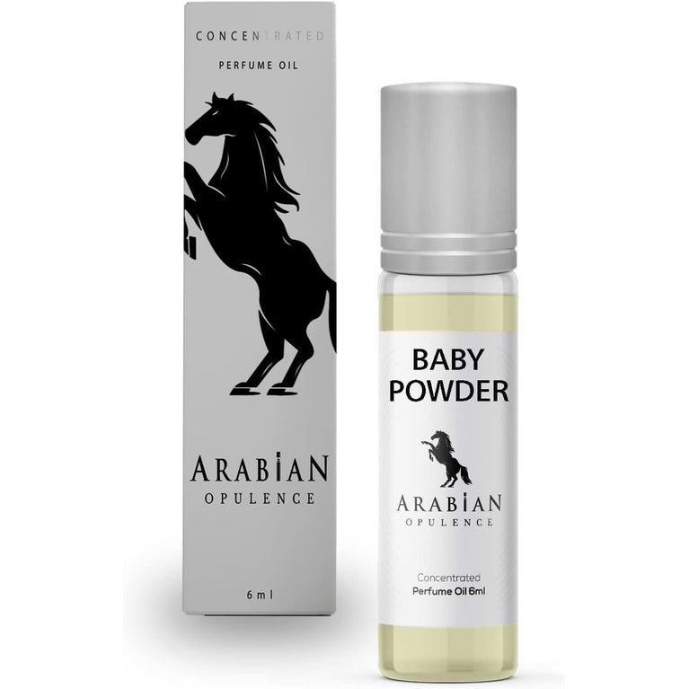 Arabian Opulence Baby Powder Perfume Body Oil - Alcohol-free - 6ml Roll-On