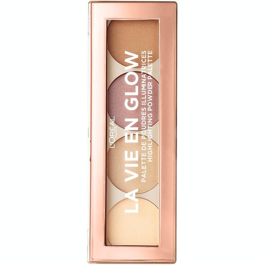 L'Oreal Paris La Vie En Glow Highlighting Powder Palette for Warm Radiance