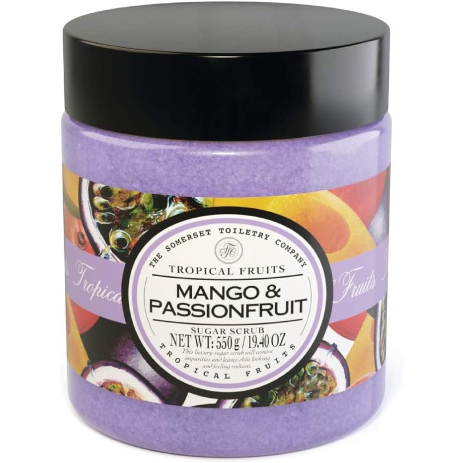Exotic Mango and Passionfruit Sugar Scrub for Smooth and Radiant Skin
