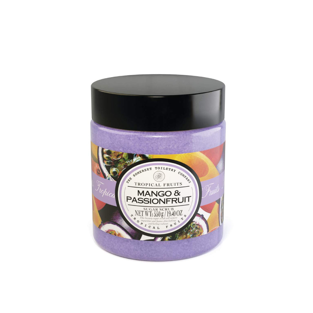 Exotic Mango and Passionfruit Sugar Scrub for Smooth and Radiant Skin