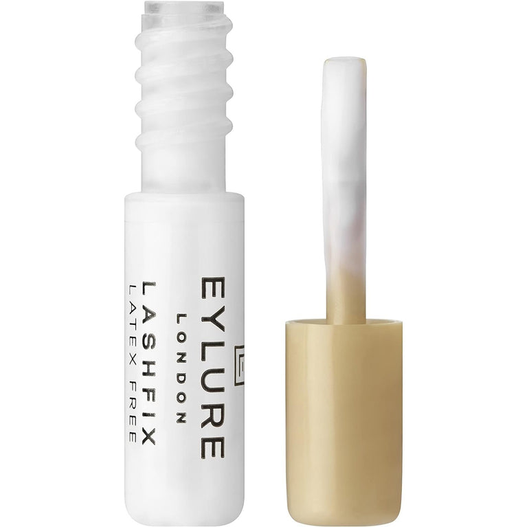 Eylure 009 Black Lengthening False Eyelashes, Reusable and Contact Lens Friendly, Glue Included - 1 Pair