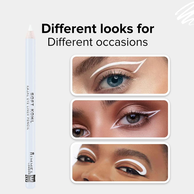 Rimmel Smudge-Proof Long Wear Female Eye Liner Pencil with Intense Color & Easy Application