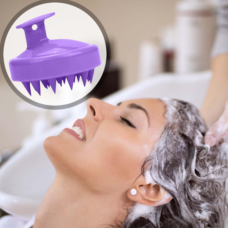 ZISHAN 4 Piece Hair Oil Applicator Bottle and Scalp Massager Set with Massage Combs