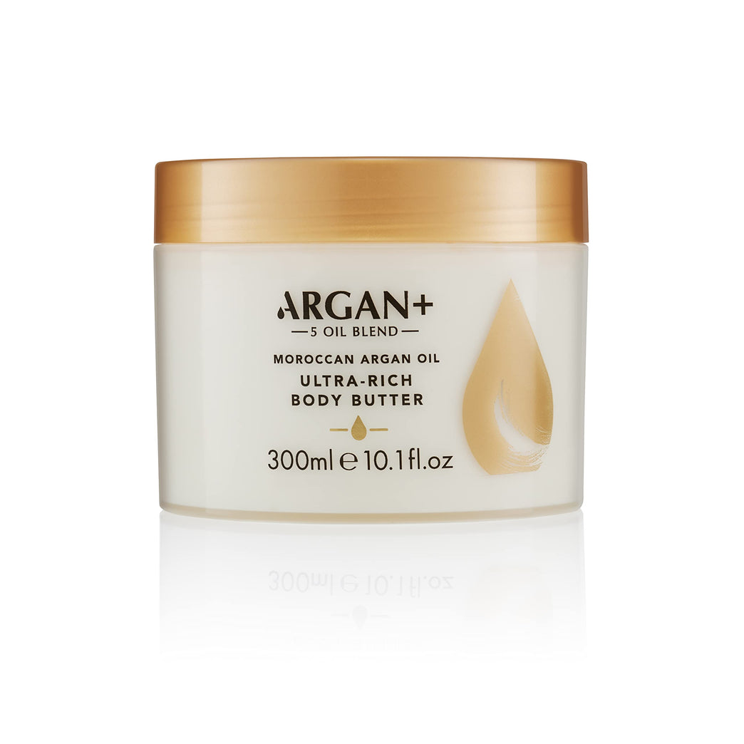Argan+ Ultra-Rich Body Butter with 5 Oil Blend, 300ml