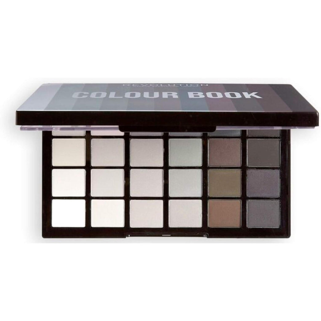 Revolution Beauty London's 48-Shade Colour Book Eyeshadow Palette CB01 - Lightweight, Highly Pigmented and Cruelty-Free Eye Shadows in Mauve and Lilac Tones, 38.4g