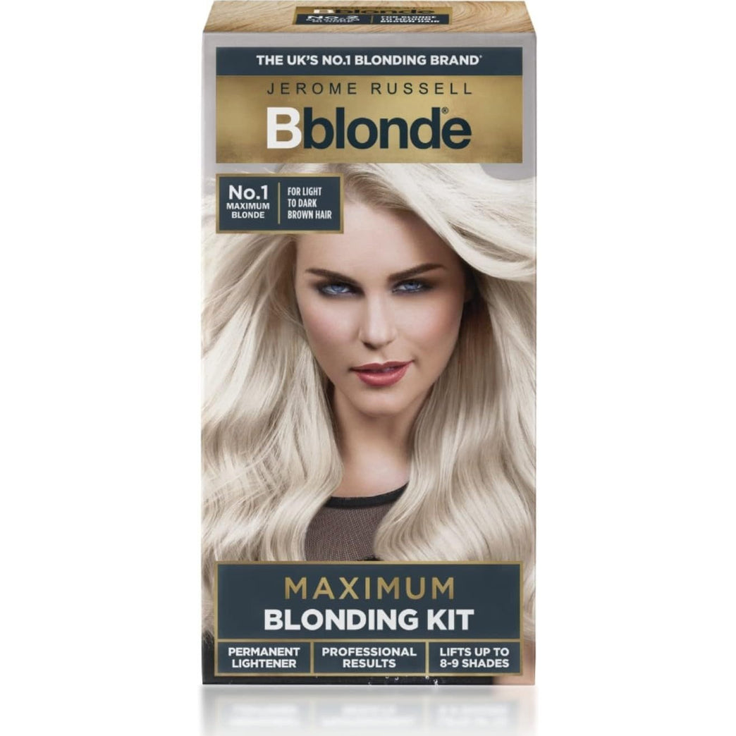 Bblonde Blonding Kit with Avocado Oil - Professional Hair Lightener - Lifts 8-9 Levels