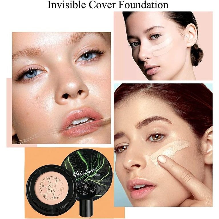 Hydrating Mushroom Sponge CC Cream - Durable, Flawless Coverage Makeup