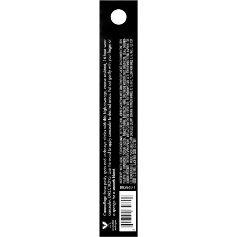 e.l.f. Light Peach 16HR Camo Concealer - Full Coverage with Matte Finish & Shine Control