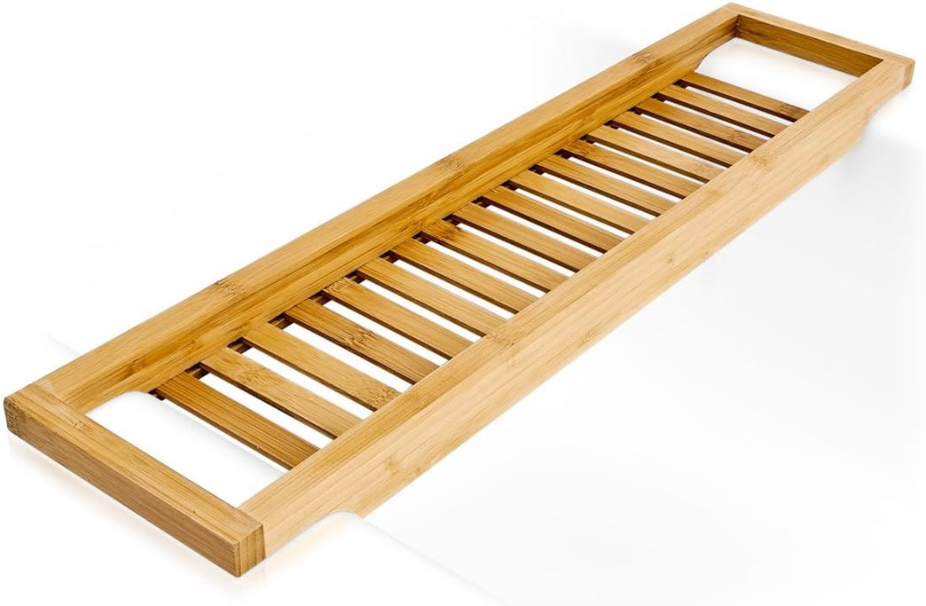 Bamboo Wood Bathtub Bridge Bath Shelf for Elegant Bathing Experience