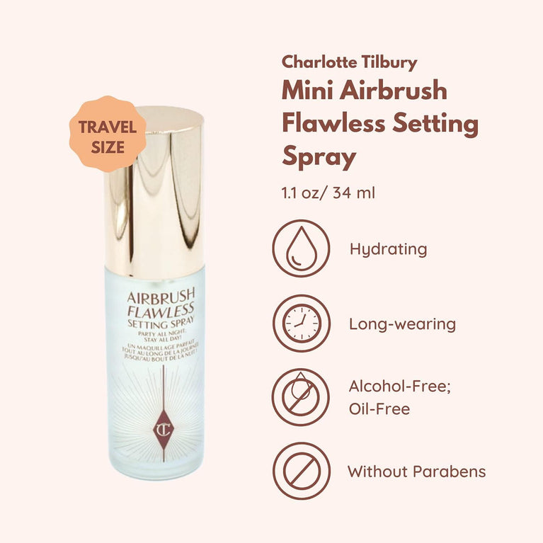 Charlotte Tilbury Flawless Finish Long-lasting Makeup Setting Spray (34ml)