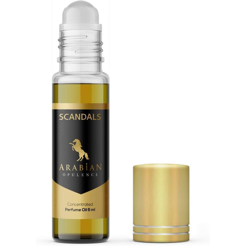 Opulent Arabian Luxury: SCANDALS Woman's Perfume Oil - 6ml Roll-On Bottle