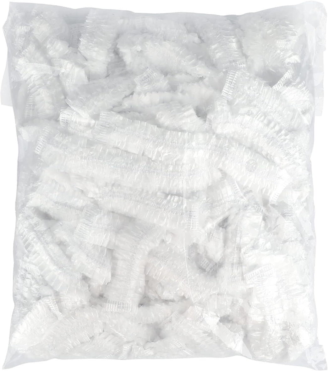 Waterproof Disposable Shower Caps - Pack of 100