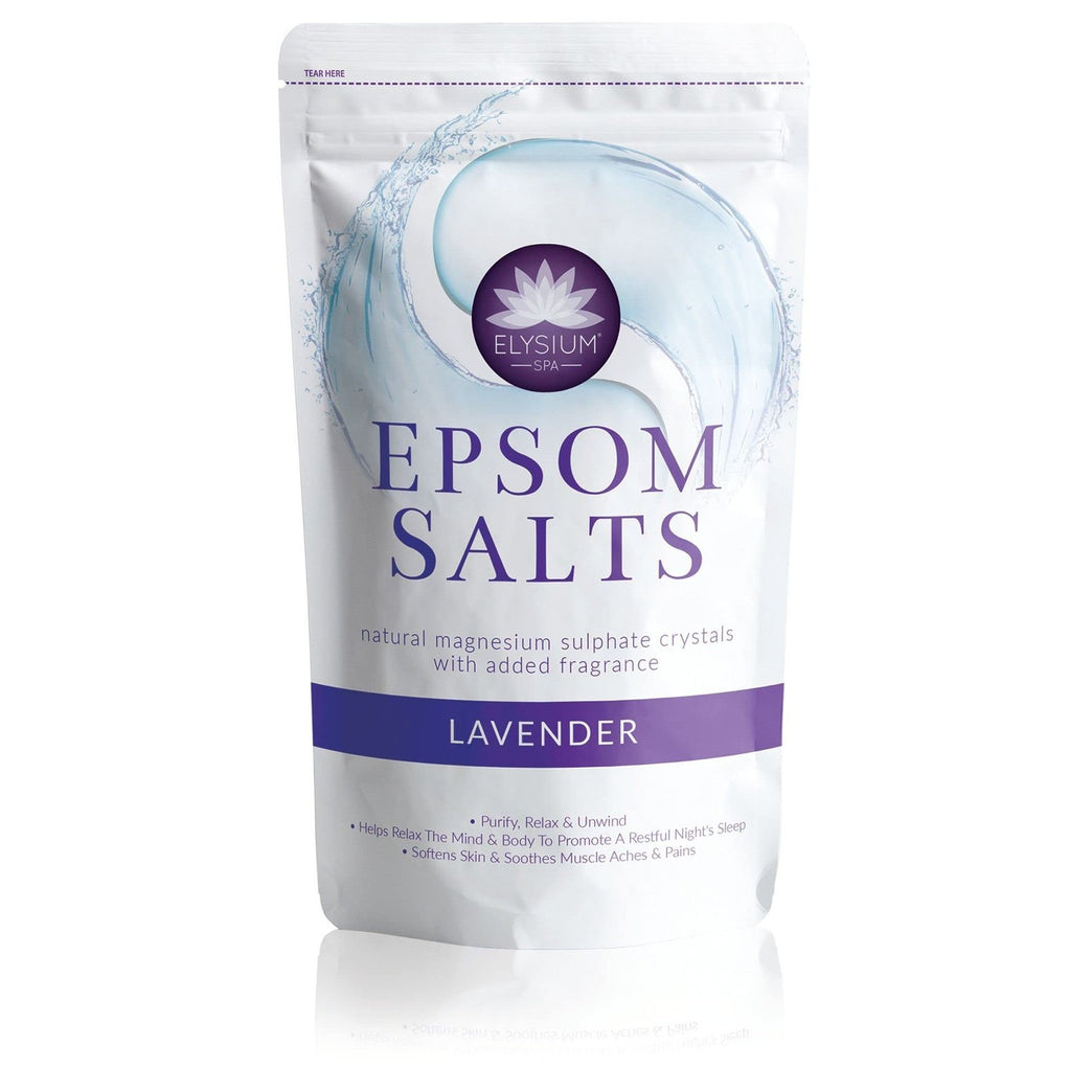 Elysium Spa Lavender Epsom Salts for Therapeutic Bath 1kg