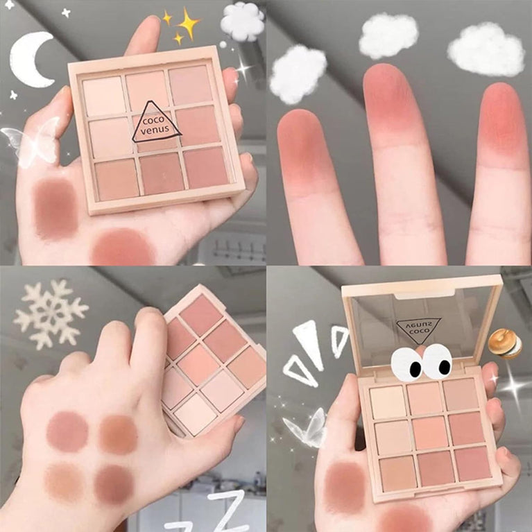 Supreme Matte Eyeshadow Palette for Women - Waterproof, Highly Pigmented, Blendable Nude Eye Shadows in Warm Tones