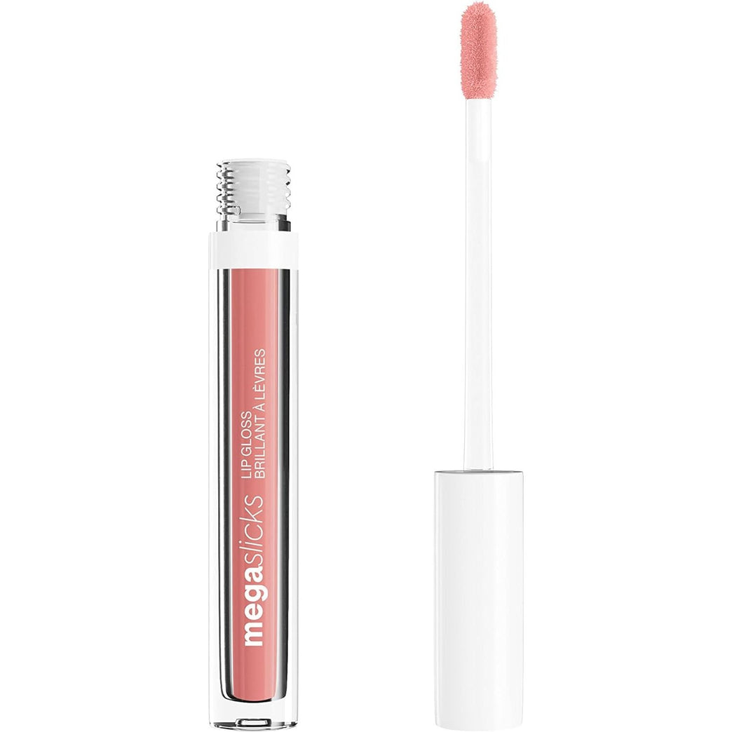Wet 'n' Wild Extra-Glossy Vegan Lip Gloss with Hyaluronic Acid and Collagen - Mega Slicks in Snuggle Sesh