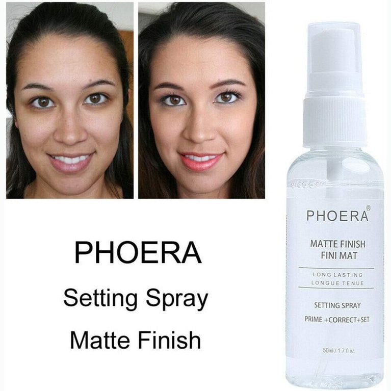 AQUAPURITY Phoera 3-in-1 Makeup Setting Spray - Matte Finish Primer, Corrector, and Sealant