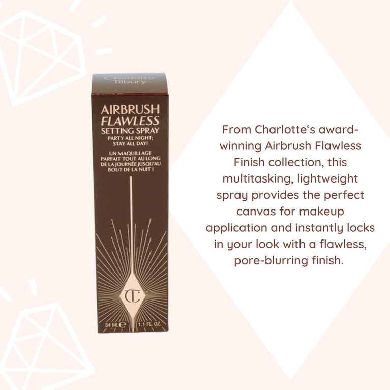 Charlotte Tilbury Flawless Finish Long-lasting Makeup Setting Spray (34ml)