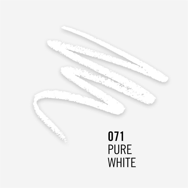 Rimmel London Pure White Khol Eyeliner, 1.2g - Soft, Blendable, and Long-lasting