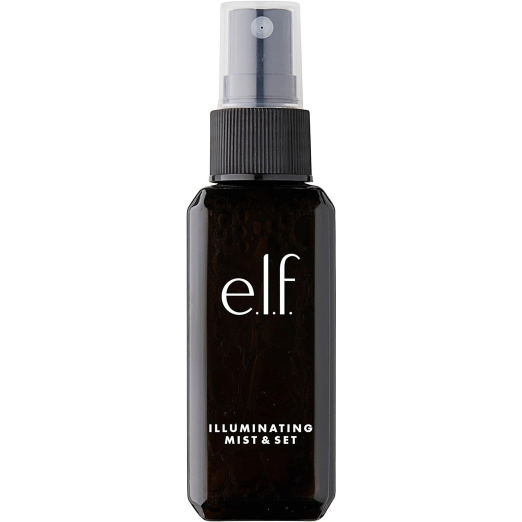 e.l.f. Illuminating Mist & Set Spray with Green Tea and Vitamins - Refreshing and Hydrating Formula