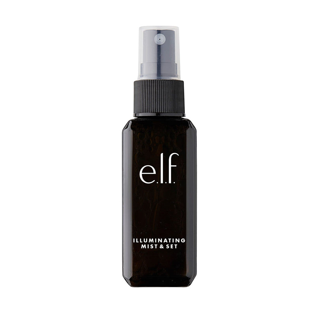 e.l.f. Illuminating Mist & Set Spray with Green Tea and Vitamins - Refreshing and Hydrating Formula